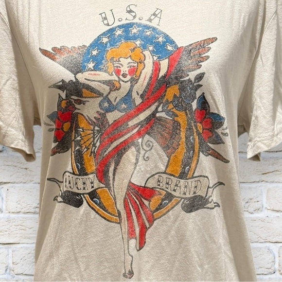 Lucky Brand Other - NWT Lucky Brand men’s t shirt USA flag size Medium